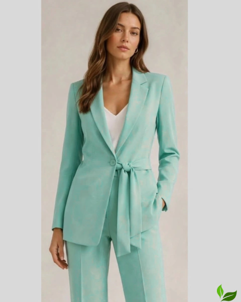 Blazer Verde Fluído Splash