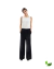 Calça de Veludo Flare Preta Mixed