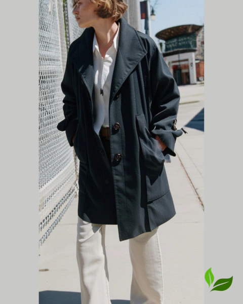 Trench Coat Preto Zara