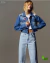 Jaqueta Jeans com Bordados