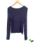 Blusa Cardigan Tricot em lurex Preto e Azul Marinho Talie NK na internet