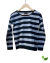 Blusa de lã Listrada Cinza e Preta Fillity - comprar online