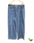Calça Jeans Pantalona Botoes Frontal Ashua Denim na internet