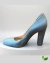 Sapato Salto Scarpin Bico Arredondado Jeans Schutz