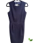 Vestido Curto Social Azul Abertura nas Costas Zara - comprar online