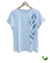 Blusinha Camiseta Branca Estampa Folhas Scene - comprar online
