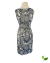 Vestido Curto Cinza Estampado Gregory - comprar online