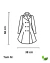 Trench Coat Azul Animale - comprar online
