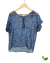 Blusinha Azul e Preta Banana Republic na internet
