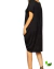 Vestido Curto de Malha Termal Preto Bolsos Lateral Ticia - comprar online