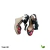 Sandália Anabela Floral Negro Arezzo - comprar online