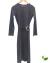 Vestido Longo Com Cinto Preto Zara - comprar online