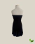 Vestido Curto Preto Cambre - comprar online