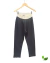 Calça Preta Com Bordado Cru na Cintura TICIA - comprar online