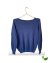 Blusa Cardigan Tricot Azul de Linha - comprar online