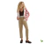 Blusa Cardigan Tricot Vermelho e Branco Hering - comprar online