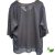 Blusinha Manga Longa Bata Transparente Preta Palank - Remade Style