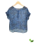 Blusinha Azul e Preta Banana Republic - comprar online
