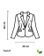Blazer Alfaiataria Cinza Escuro Zara na internet