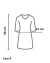 Vestido Curto Preto com Estampa Desigual - Remade Style