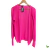 Blusa Cardigan Assimétrico Tricot Pink Comprido na internet
