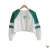 Blusa Moleton Branca e Verde Youcom na internet