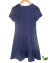 Vestido Curto Azul Marinho Maria Filo - Remade Style