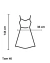 Vestido Longo Preto com Detalhes em Branco - loja online
