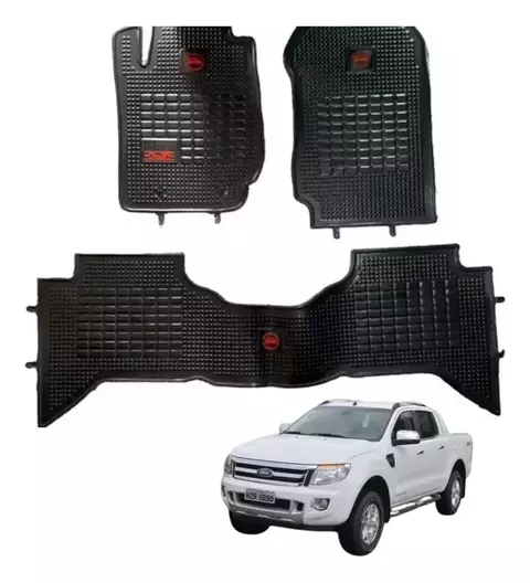 Cubre Alfombra Vapren Ford Ranger 2012 En Adelant Cab. Doble
