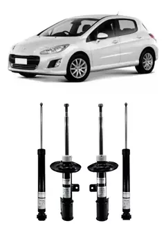 Kit4 Amortiguador Sachs P/ Peugeot 308 408 Citroën C4 Lounge en internet