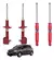 Amortiguadores Fric Rot Toyota Etios 2014-2016 Kit X4