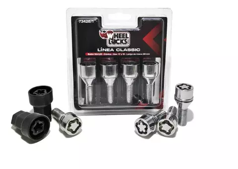 Bulones Antirrobo Seguridad Ruedas Auto -fiat Palio Siena Strada Fiorino 147 Citroen berlingo Peugeot 206 207 306 307 405