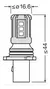 Lampara P13w Led Osram 6000k Ledriving Sl 6000 K en internet