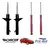 Amortiguadores X4 P/ Bora Golf 2.0 1.8t 1.9 - comprar online