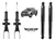 Kit X4 Amortiguadores Delanteros y Traseros Marca Monroe Para Volkswagen Amarok desde 2010 hasta 2024 2.0 y 3.0