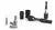 Kit Llave De Impacto Neumática 1560nm Industrial Hamilton - Taller Smyra