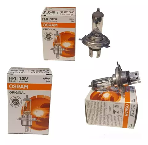 Lampara H4 Osram 12v 60/55w P43t Alta Y Baja Bilux Alemana