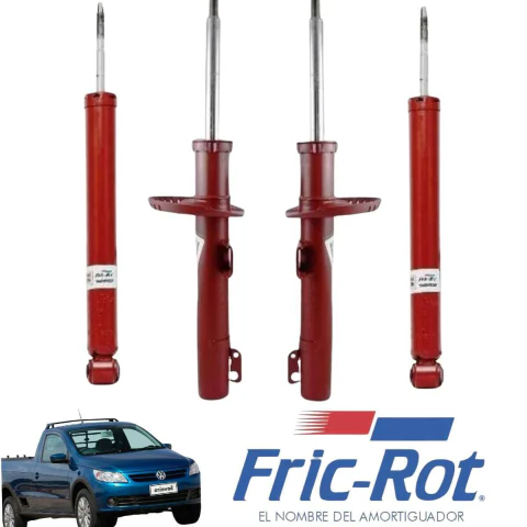 Kit 4 Amortiguadores Fric Rot Volkswagen Saveiro 2018