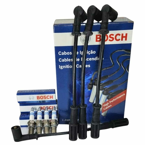 Kit Cables + Bujias Para Fiat Motor 1.4 Evo