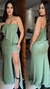 Vestido Crepe babado na internet