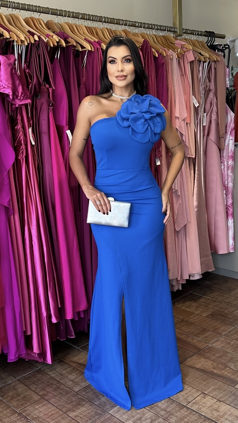 Vestido flor montaria