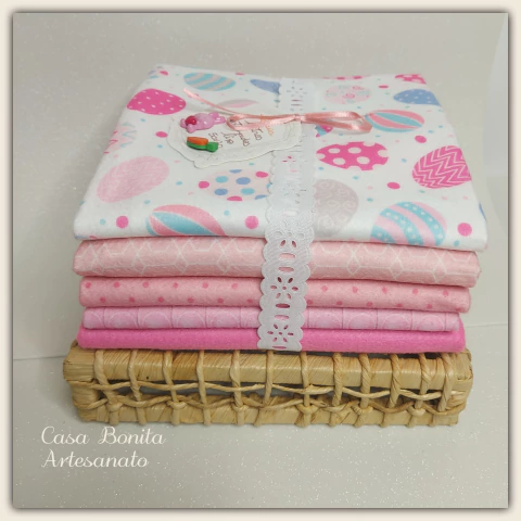 kit Feltro - Páscoa - Rosa - comprar online
