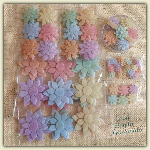 Apliques Jardim das Flores - 150 unidades - comprar online