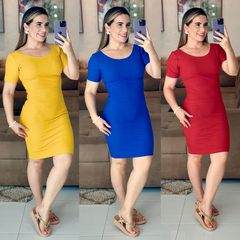 Vestido Canelado