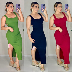 Vestido Canelado