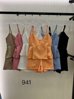 Conjunto Alfaiataria Short - Fabricia variedades