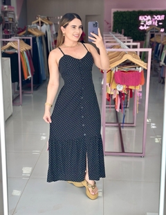 Vestido poá viscolinho - comprar online