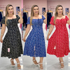 Vestido midi Viscolinho
