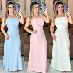 Vestido longo two way