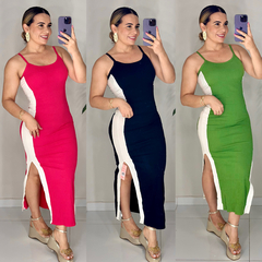 Vestido Canelado
